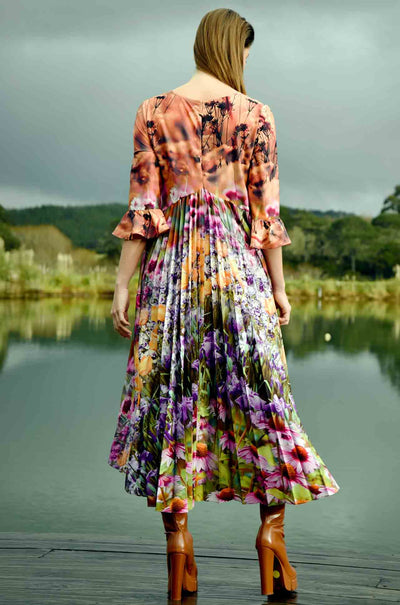 Curate - Chin Up Buttercup Trick Or Pleat Dress