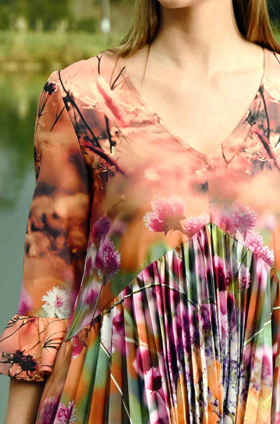 Curate - Chin Up Buttercup Trick Or Pleat Dress