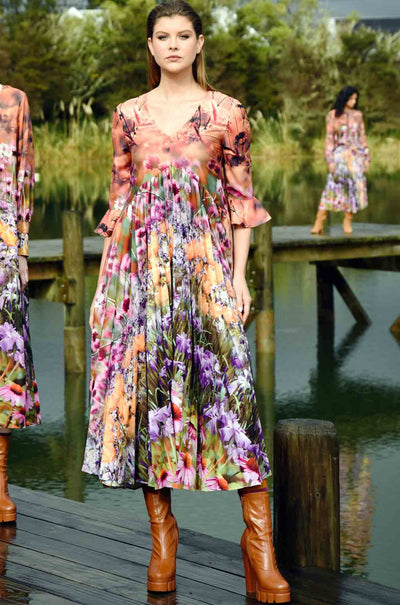 Curate - Chin Up Buttercup Trick Or Pleat Dress