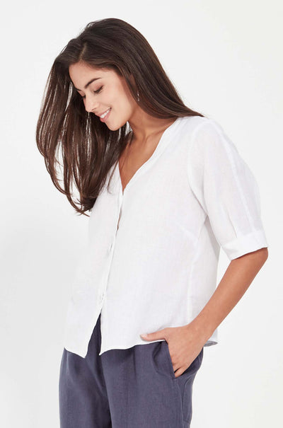 Verge - Trinity Top in White
