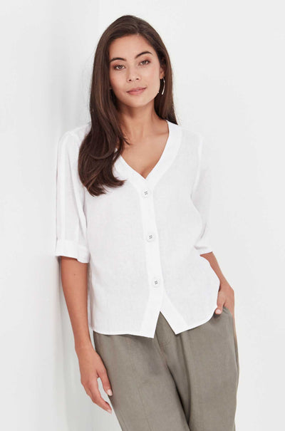 Verge - Trinity Top in White