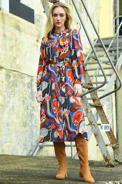 Coop - Swirly Wurly Tucker Up Dress