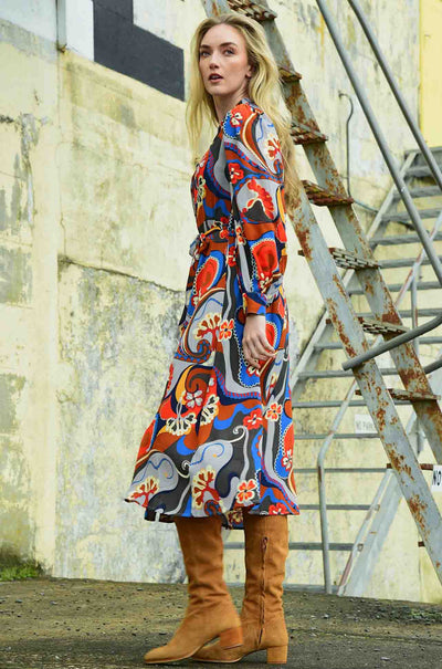 Coop - Swirly Wurly Tucker Up Dress
