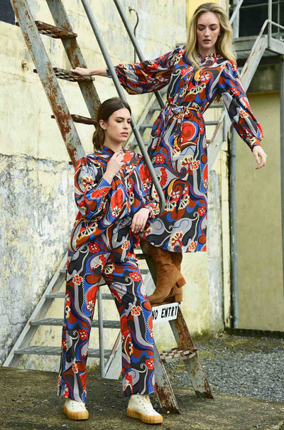 Coop - Swirly Wurly Got To Vee There Blouse