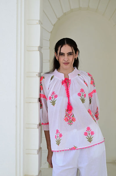 Azure and Indigo - Tutti Frutti Blouse