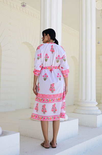 Azure and Indigo - Tutti Frutti Midi Dress