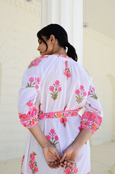 Azure and Indigo - Tutti Frutti Midi Dress