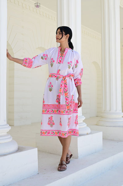 Azure and Indigo - Tutti Frutti Midi Dress