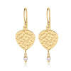 Nicole Fendel - Maya Teardrop Earrings in Gold & Freshwater Pearl