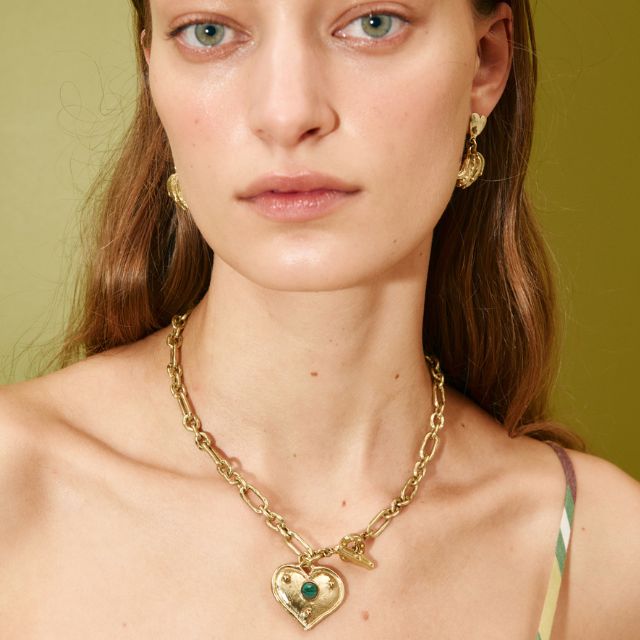 Alèmais - Jem Heart Charm Necklace