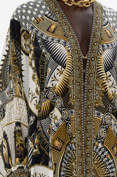 Camilla - Temples Of Dendara Dramatic Sleeve Coocoon Layer