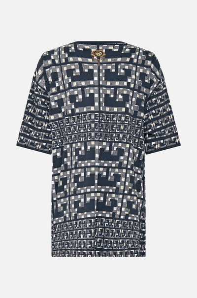 Camilla - Read My Glyphs Oversized Band Tee