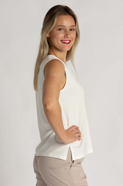 Mela Purdie - V Tank in Powder Knit
