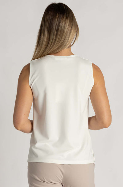 Mela Purdie - V Tank in Powder Knit
