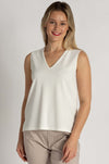 Mela Purdie - V Tank in Powder Knit