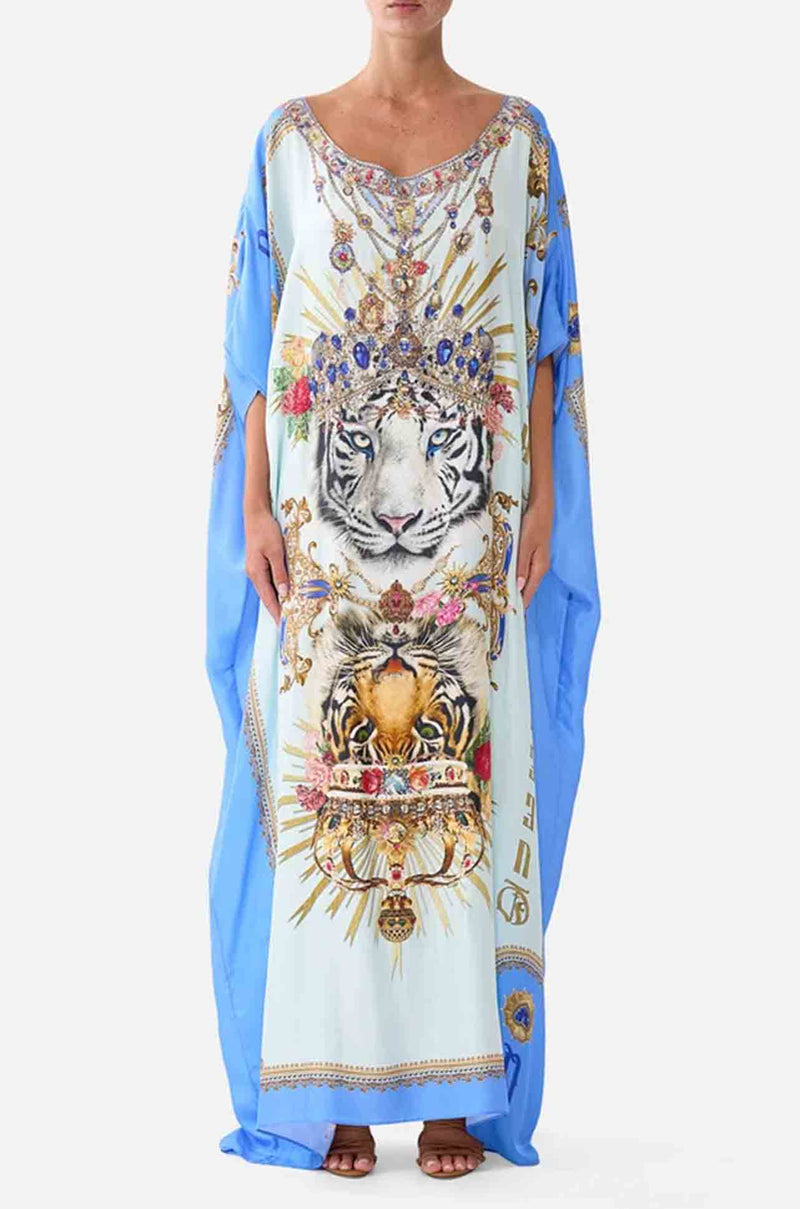 Camilla - Verses In Vintage Round Neck Kaftan