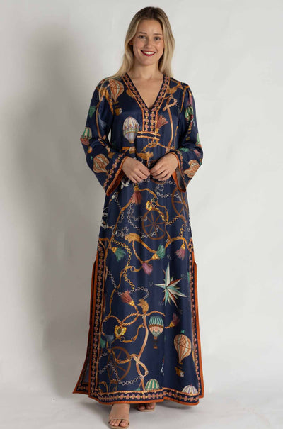 Hale Bob - Valery Long Dress in Navy