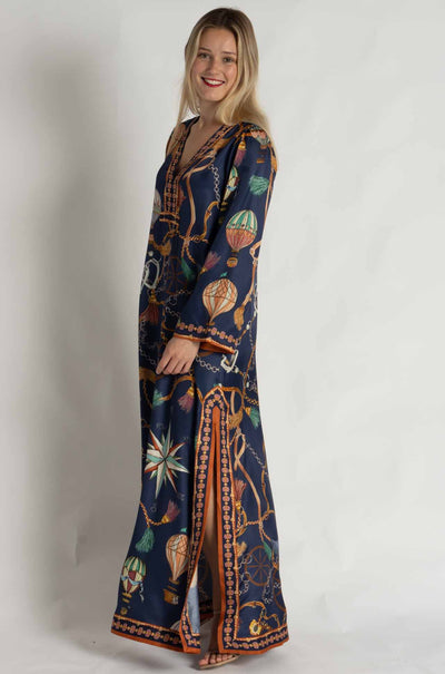 Hale Bob - Valery Long Dress in Navy