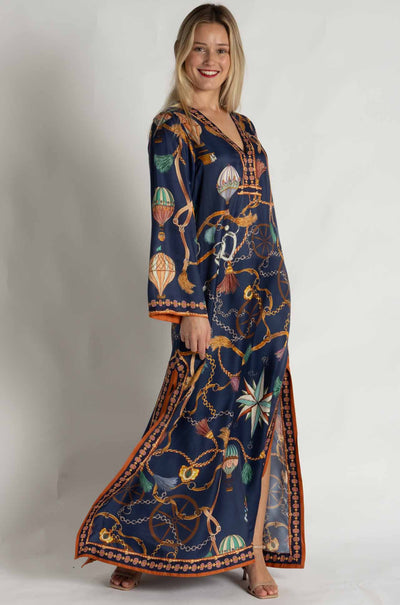Hale Bob - Valery Long Dress in Navy