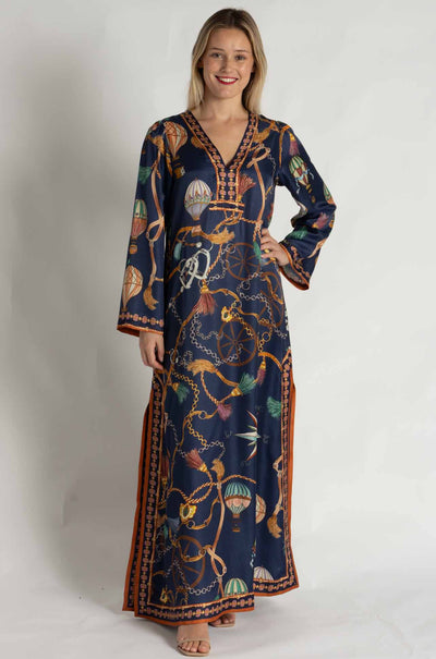 Hale Bob - Valery Long Dress in Navy