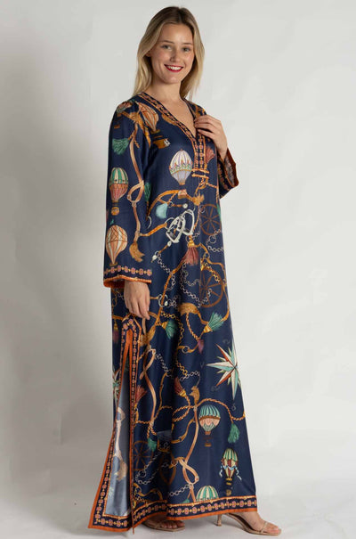 Hale Bob - Valery Long Dress in Navy