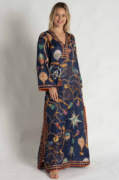 Hale Bob - Valery Long Dress in Navy
