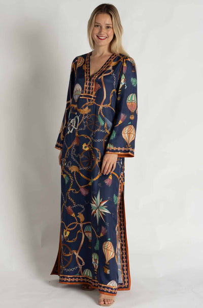 Hale Bob - Valery Long Dress in Navy