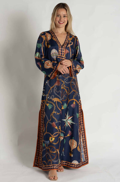 Hale Bob - Valery Long Dress in Navy