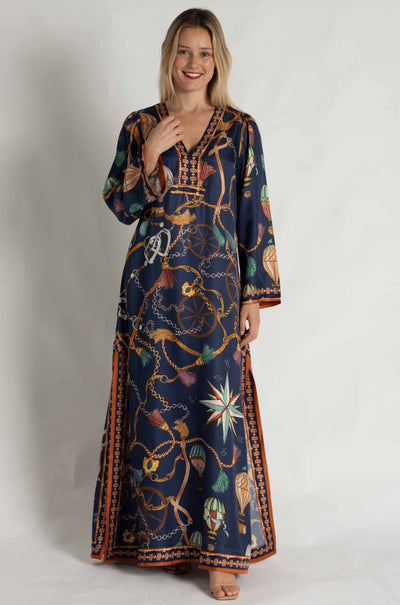 Hale Bob - Valery Long Dress in Navy