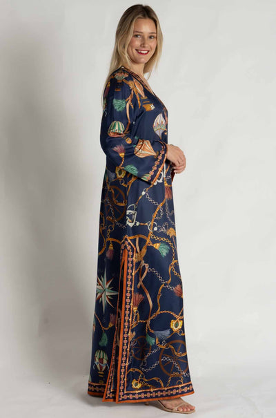 Hale Bob - Valery Long Dress in Navy