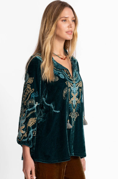 Johnny Was - Velvet Field Blouse in Shira