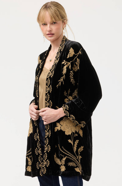 Johnny Was - Velvet Kimono in Lara