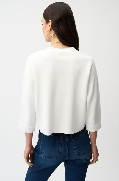 Joseph Ribkoff - Viscose Blend Cardigan with Gold Buttons