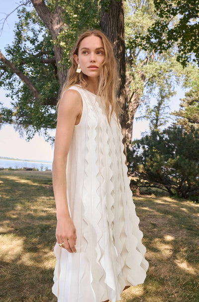 Joseph Ribkoff - Viscose Sweater Knit Sleeveless A Line Dress