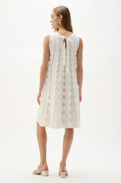 Joseph Ribkoff - Viscose Sweater Knit Sleeveless A Line Dress