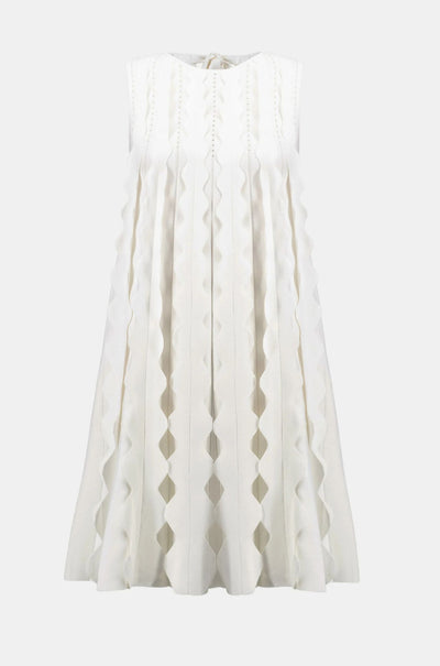 Joseph Ribkoff - Viscose Sweater Knit Sleeveless A Line Dress