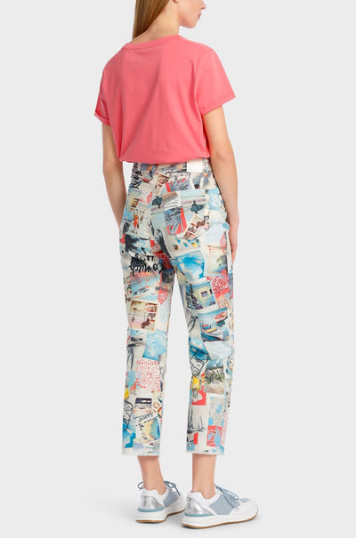 Marc Cain - Printed Denim Model Fyli