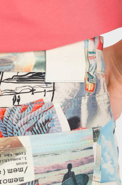 Marc Cain - Printed Denim Model Fyli