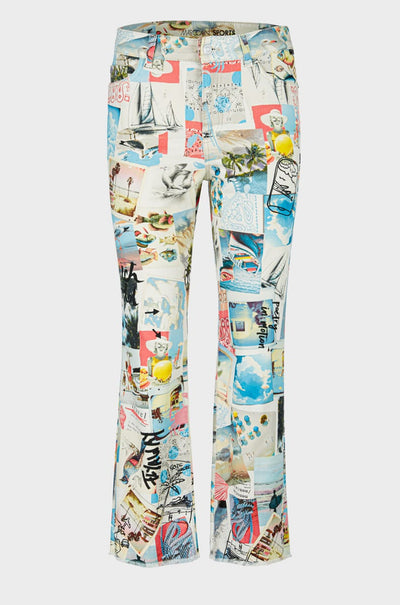 Marc Cain - Printed Denim Model Fyli