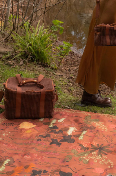 Wandering Folk - Cord Cooler Bag Large in Chocolate