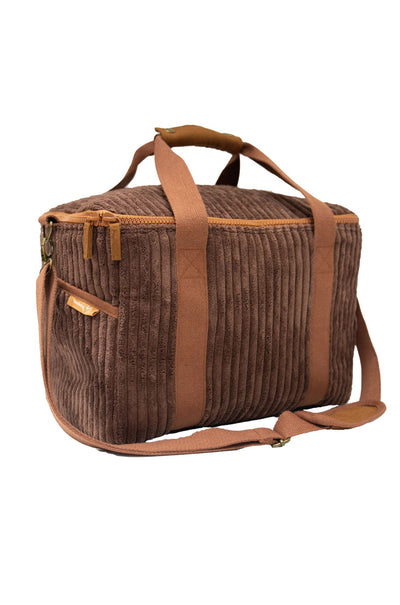 Wandering Folk - Cord Cooler Bag Large in Chocolate