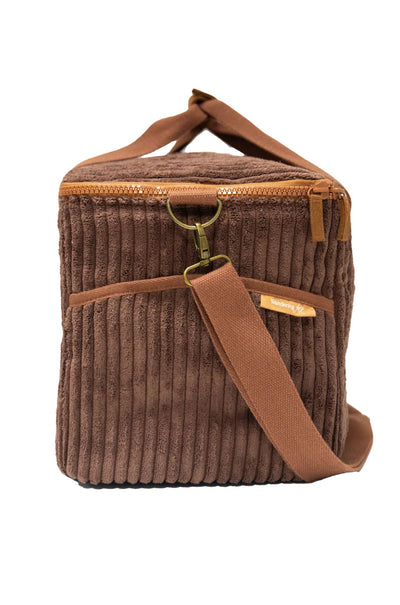 Wandering Folk - Cord Cooler Bag Large in Chocolate