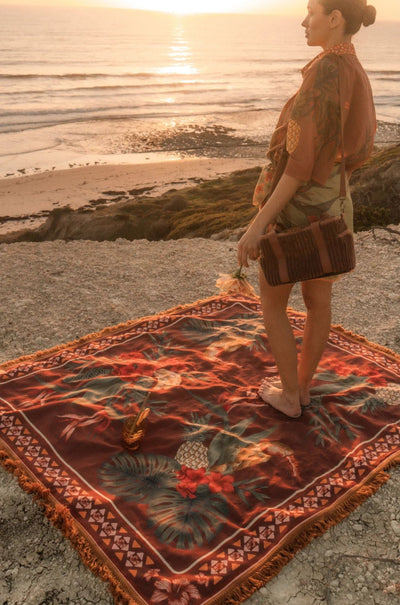 Wandering Folk - Cuban Tropical Picnic Rug