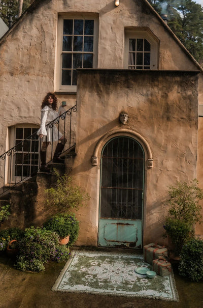 Wandering Folk - Ornate Floral Throw