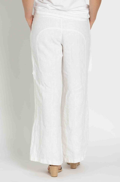 Elisa Cavaletti - Wide Leg Linen Pant