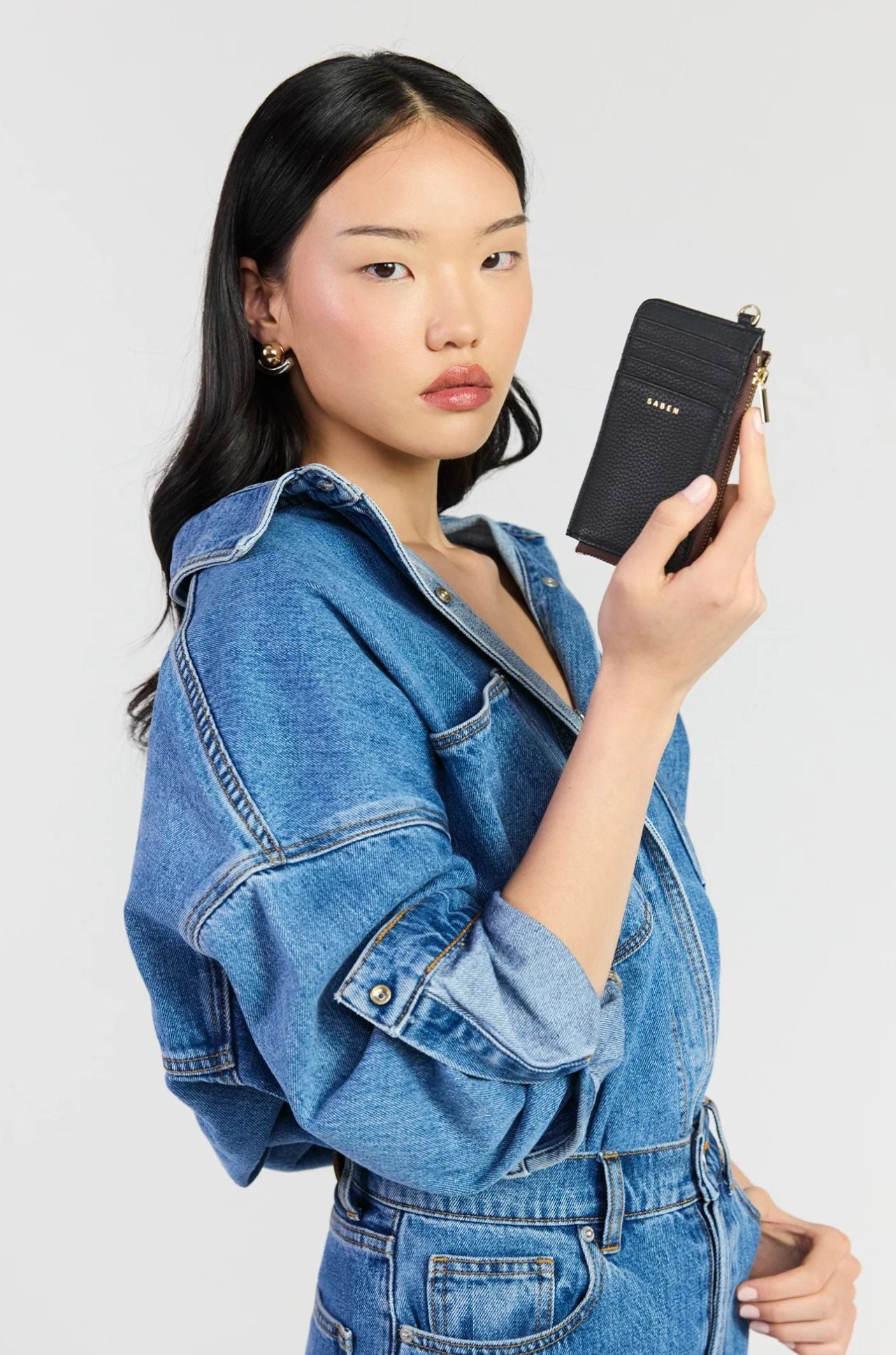Saben - Winona Card Holder in Black