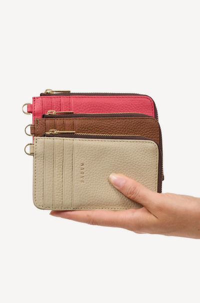 Saben - Winona Card Holder in Tan