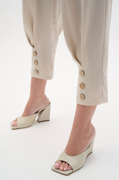 Joseph Ribkoff - Woven Gauze Pull On Barrel Pants