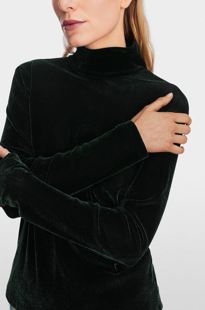 Marc Cain - Figure-hugging T-shirt with Turtleneck
