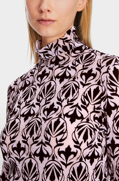 Marc Cain - T-shirt with Ornamental Print